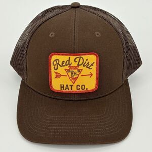Red Dirt Hat Co Brown SnapBack Trucker Hat - MINERAL WATER PATCH